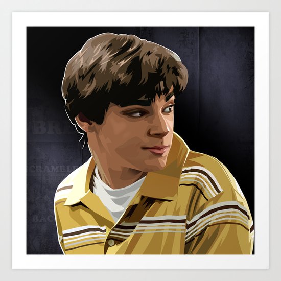 Breaking Bad Illustrated - Walter Junior White Art Print