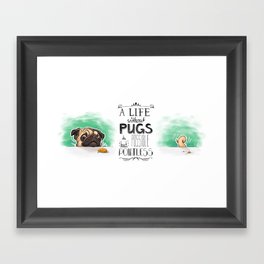 pug Framed Art Print