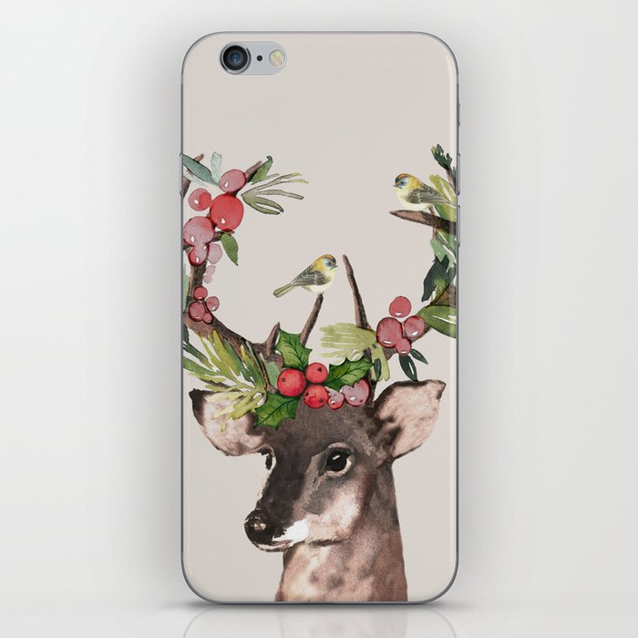 Christmas Deer iPhone Skin