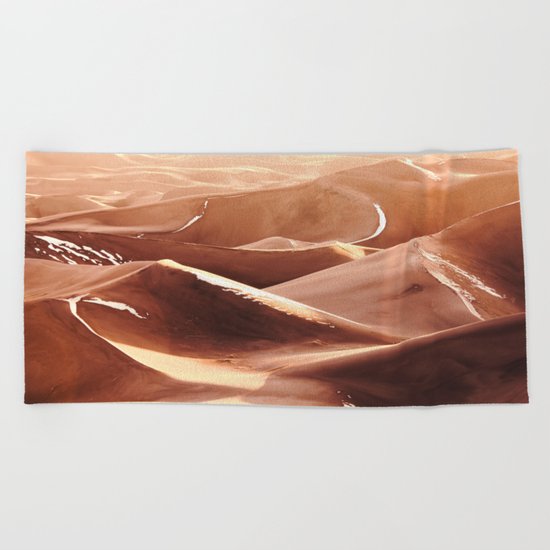 Cold Dunes Beach Towel