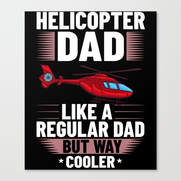 Helicopter Rc Remote Control Pilot Canvas Print