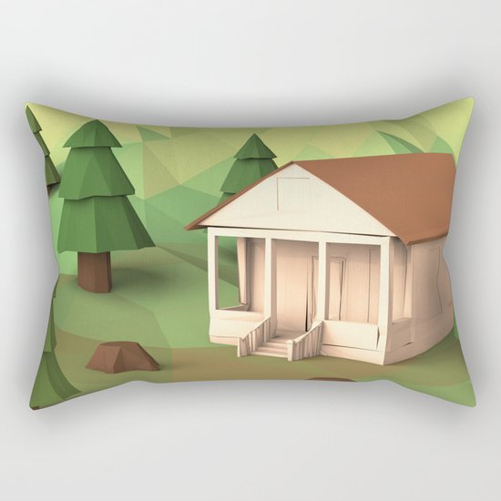 Cabin Rectangular Pillow