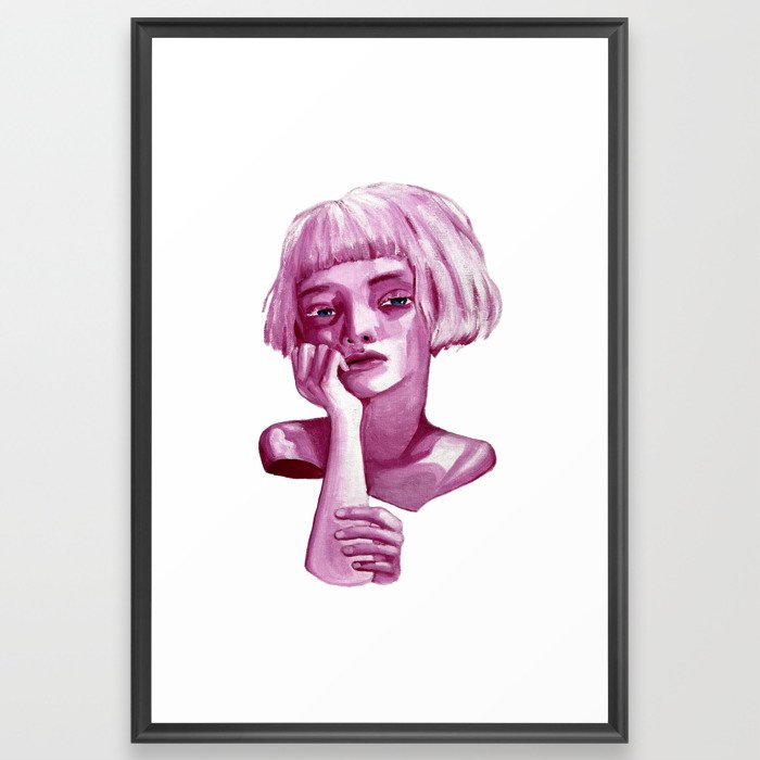 Purpurae Framed Art Print