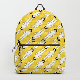 Frozen Charlottes - Yellow Backpack | Chinadoll, Graphicdesign, Porcelaindoll, Neon, Halloween, Gothlolita, Frozencharlotte, Antiquetoy, Antiquedoll, Pattern 