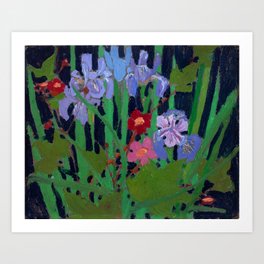 Tom Thomson - Wildflowers - Canada, Canadian Oil Painting - Group of Seven Art Print