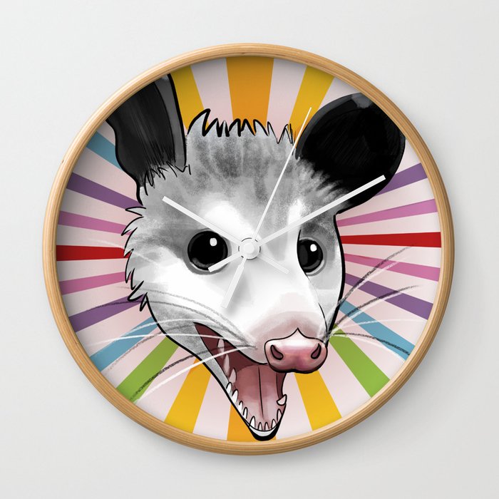 Awesome Possum Wall Clock