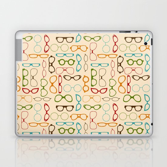 Retro glasses Laptop & iPad Skin