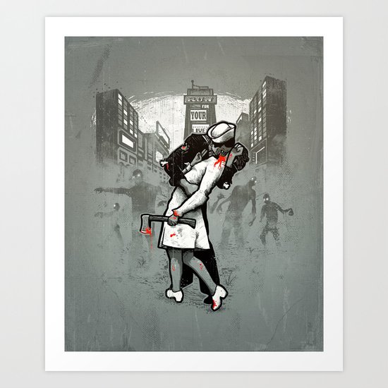 Zombies Art Print