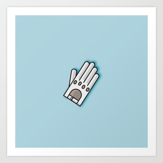 Fancy Glove Icon Art Print