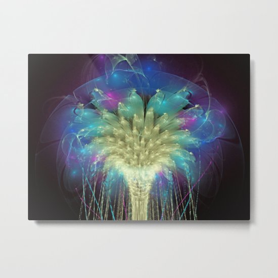 Cosmic Cascade Metal Print