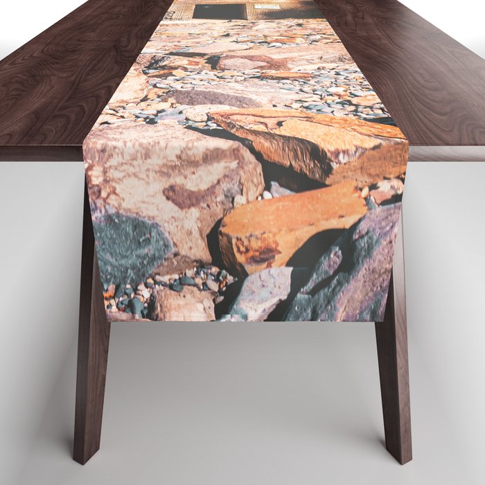 Doorway Through the Cliff | Oregon Coast Table Runner