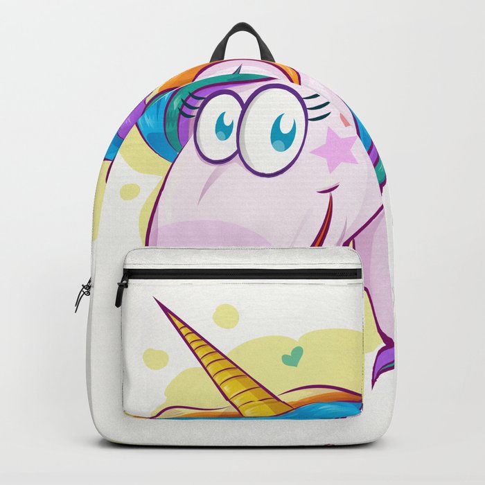 unicorn face backpack