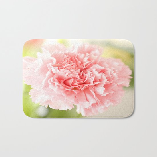 Pink Carnation Admiration Bath Mat