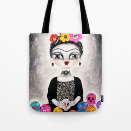 Frida day of the dead Tote Bag