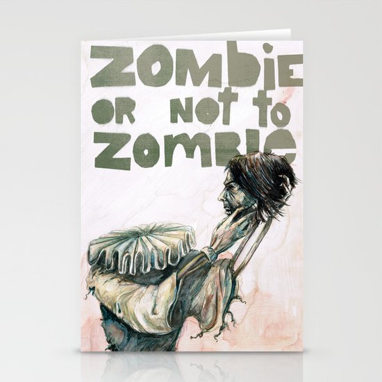 Zombie + Shakespeare Stationery Cards