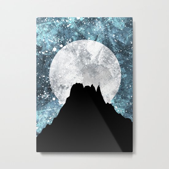 Midnight Moon Metal Print
