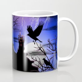 Raven's Haunted Castle Coffee Mug