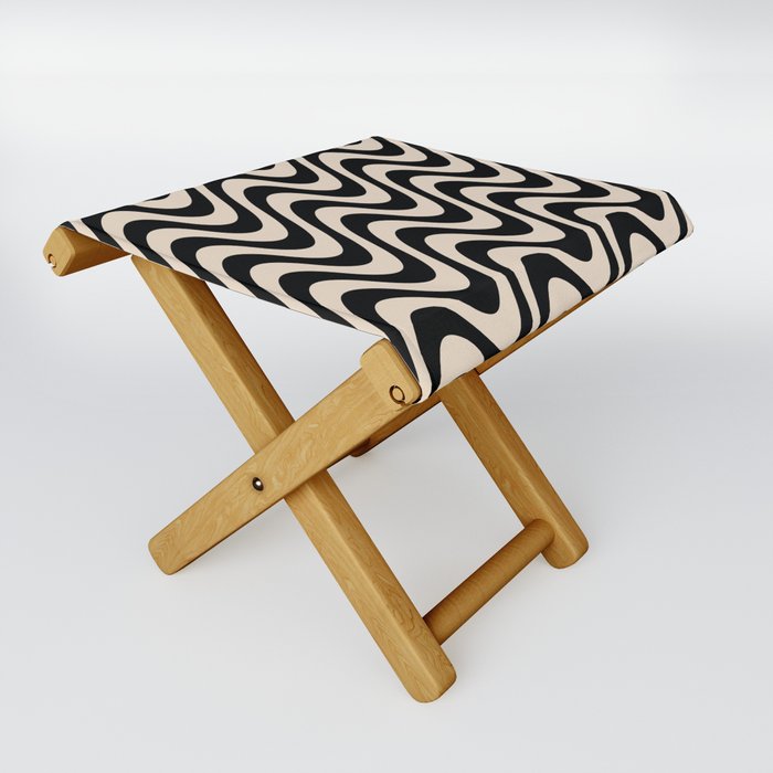 Wavy Folding Stool