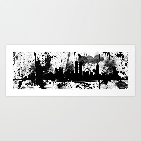 NYC Painted Art Print