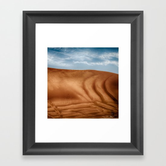 Desert Wave Framed Art Print