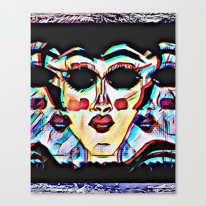 We/They are a Doll Face Queen Canvas Print