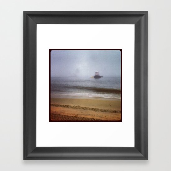 Incoming Framed Art Print