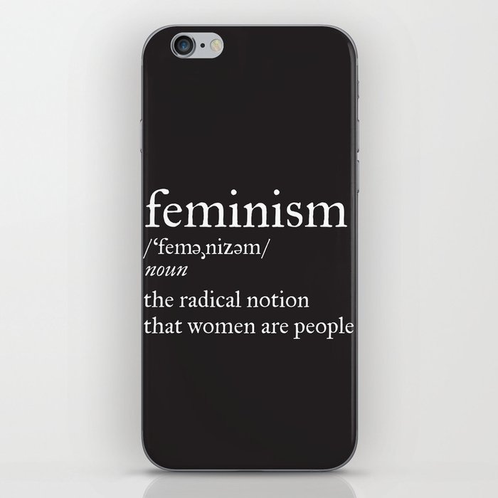 Feminism Definition iPhone Skin