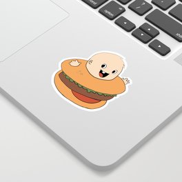 Hamburger Baby Sticker