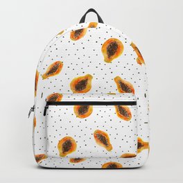Papaya vibes || watercolor Backpack