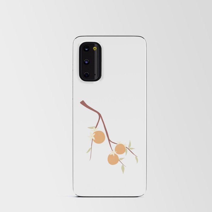 Simple Orange Branch Android Card Case
