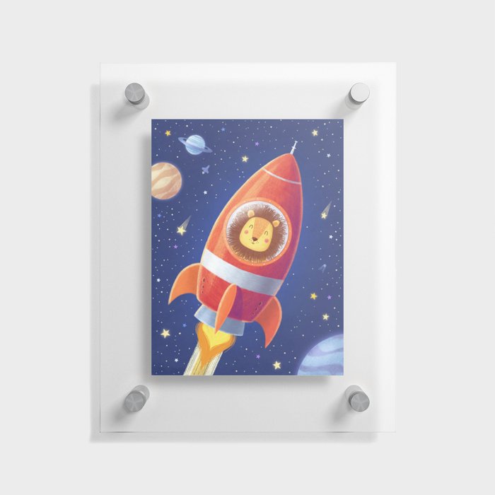 A Journey through Space Floating Acrylic Print