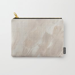 Warm Beige Abstract Acrylic Painting 13 Carry-All Pouch | Texture, Beige, Golden, Painting, Textured, Ivory, Nordic, Festive, Classy, Elegant 