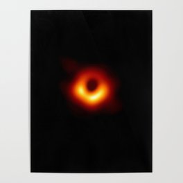 black hole : the first picture. Poster