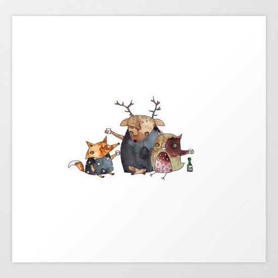 Konbae Art Print