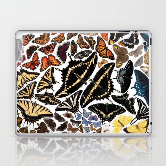 Butterflies of North America Laptop & iPad Skin
