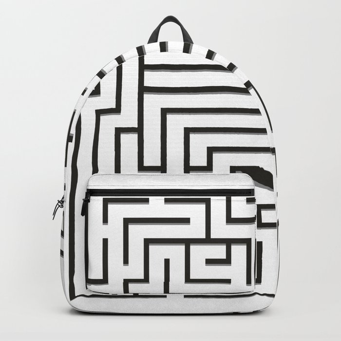 Labyrinth. Find me. Backpack