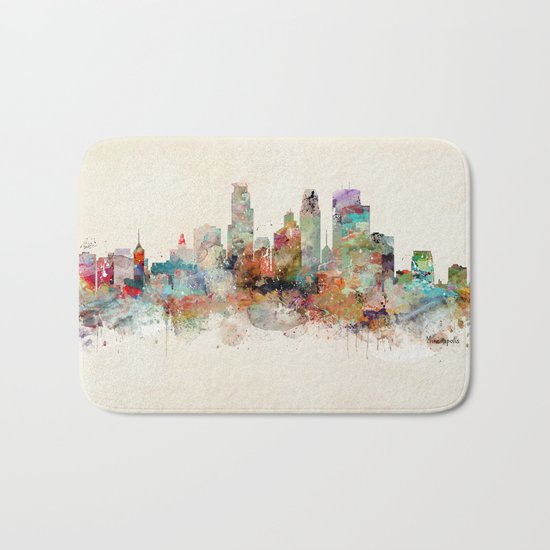 minneapolis minnesota Bath Mat