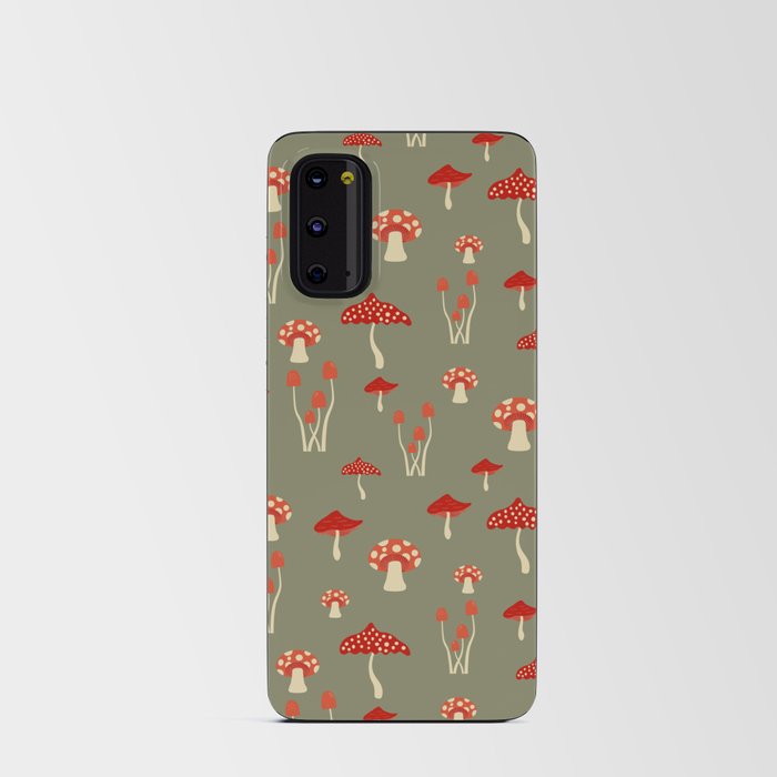 mushroom delicate Android Card Case