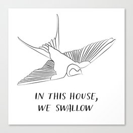 swallow i Canvas Print