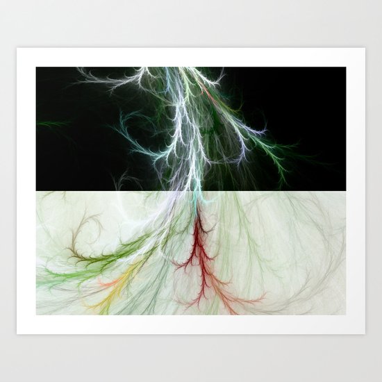 Lightning Dance Art Print