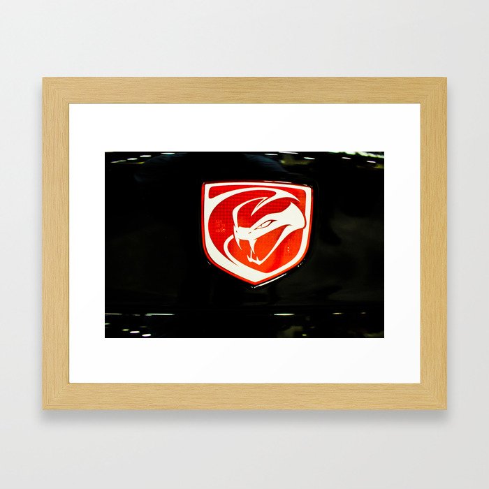 Dodge Viper Car Logo Framed Art Print