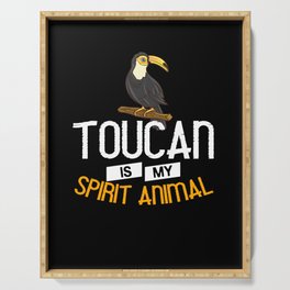 Toucan Bird Animal Tropical Cute Serving Tray