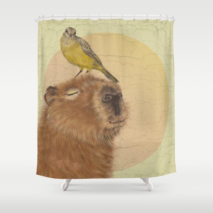 capybara | capivara Shower Curtain