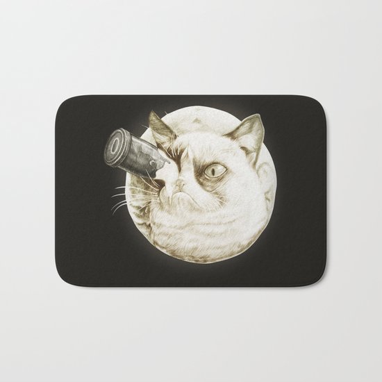 A Trip to the Moon Bath Mat