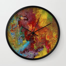Color Fantasy Wall Clock | Painting, Fantasy, Brightcolors, Melt, Colormix, Paintflow, Psychedelic, Colormelt, Flow, Paintpour 
