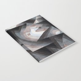 abstract art camo painting Notebook