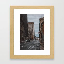 Downtown Framed Art Print
