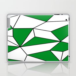 Abstract geometric pattern - green. Laptop Skin