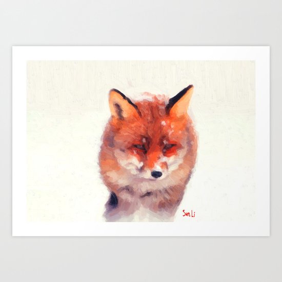 The Fox Art Print