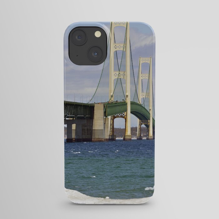 Bright Mackinac Bridge iPhone Case